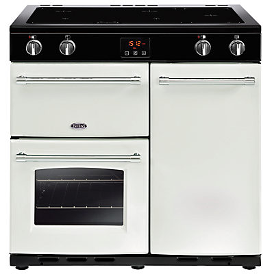 Belling Farmhouse 90EI Electric Induction Range Cooker White